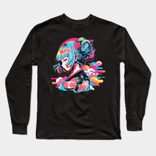 anime girl - anime style Long Sleeve T-Shirt